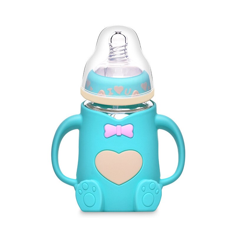 Baby Bottle with Handles Cute Feeding Bottle